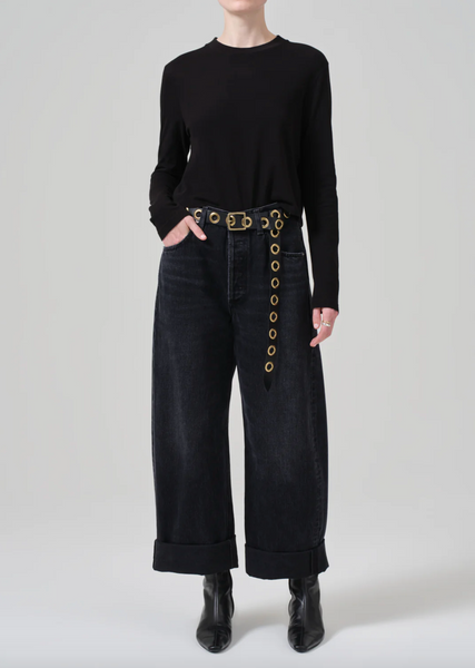 CITIZENS OF HUMANITY Ayla Baggy Voila Cuffed Crop Jeans