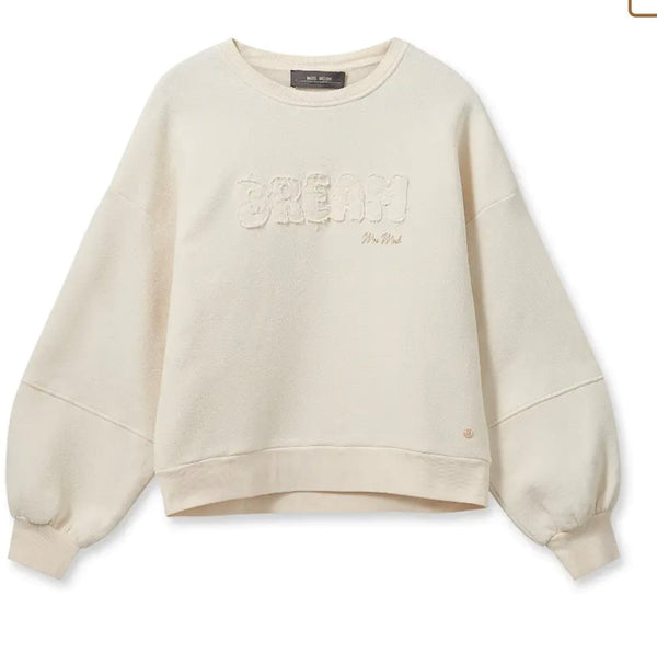 Mos Mosh Marit Sweatshirt, Ecru