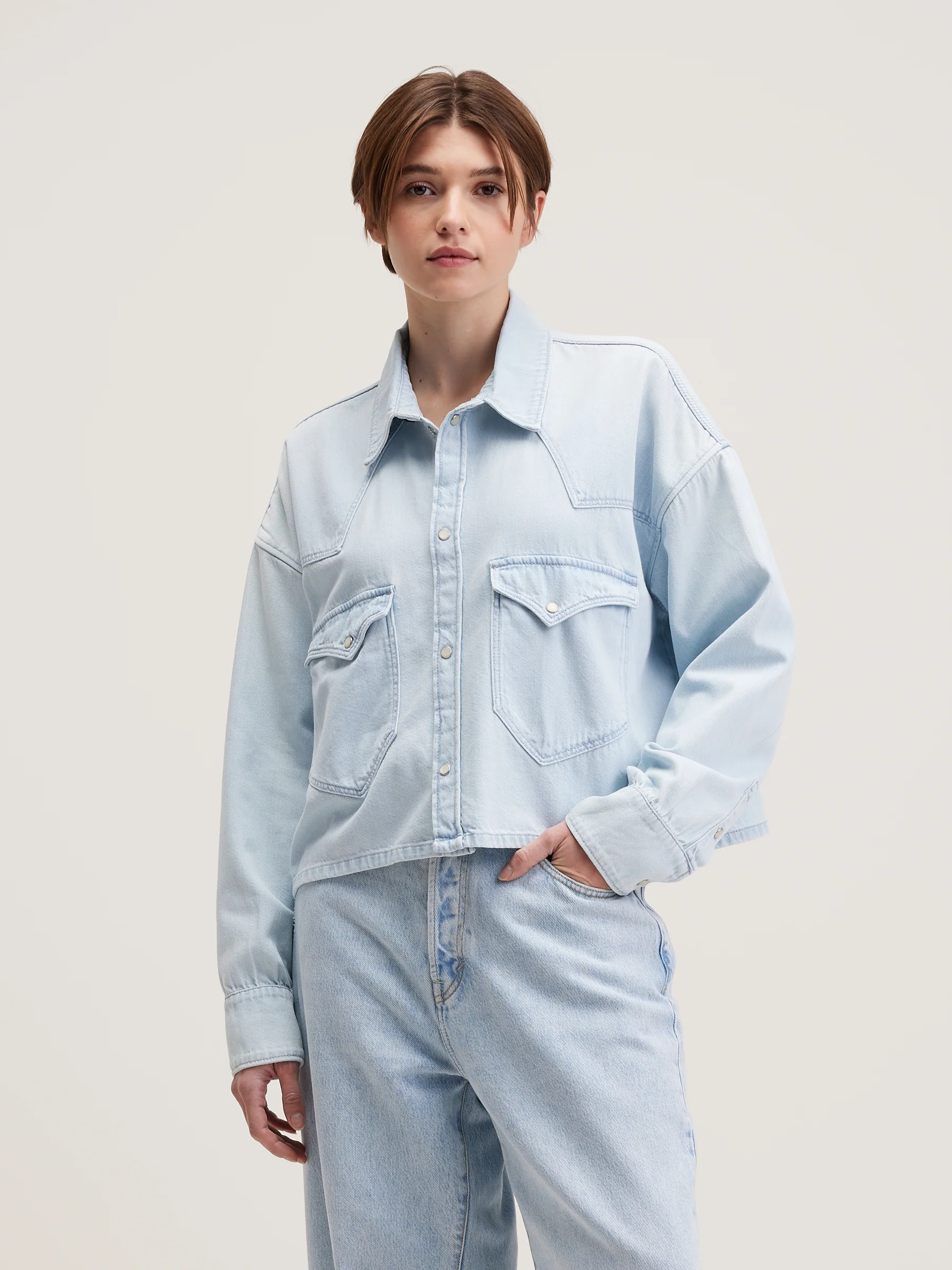 Bellerose Polar Shirt Used Lt Blue