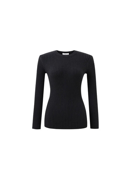 FRNCH Blake Long Sleeve Top - Black