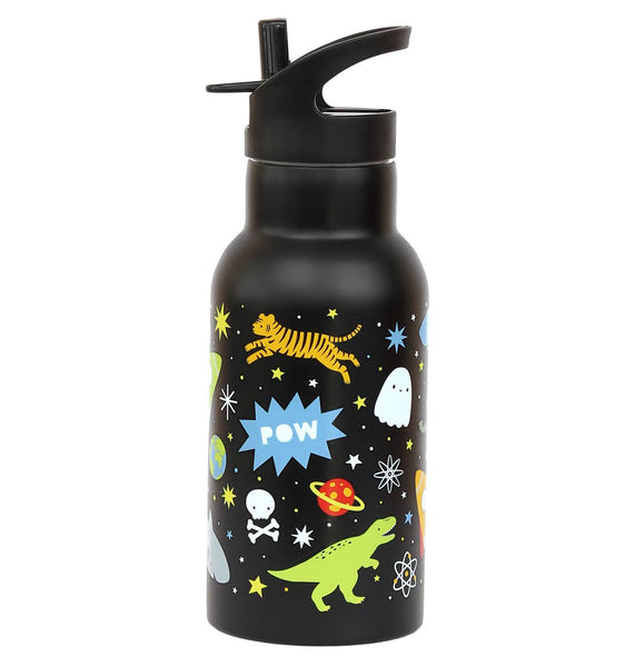 A Little Lovely Company Kids Stainless Steel Drinks Bottle - Galaxy