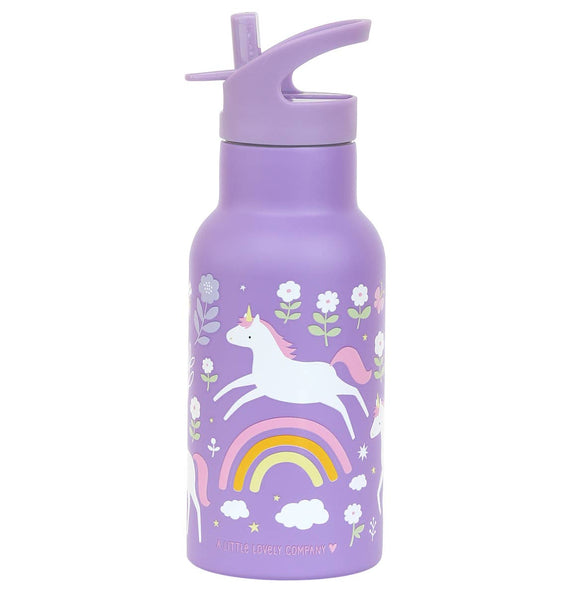 A Little Lovely Company Kids Stainless Steel Drinks Bottle - Unicorn Dreams