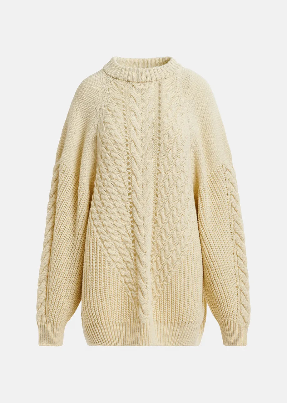 Essentiel Antwerp Grive Cable Knitted Pull