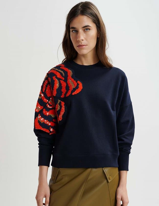 Essentiel Antwerp Gag Sequin Sweatshirt