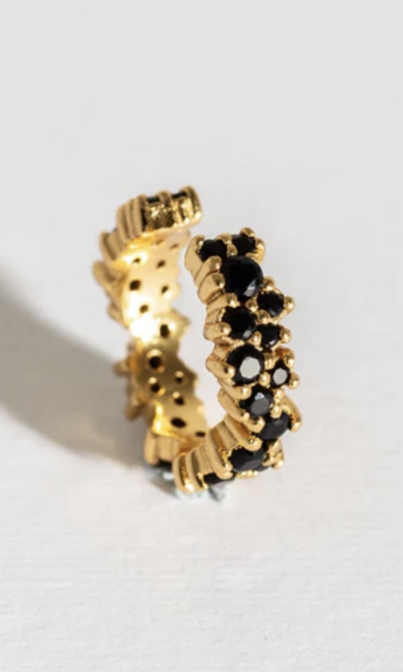 Claire Hill Designs Black and Gold Claire Hill Designs Galaxy Scatter Cuff