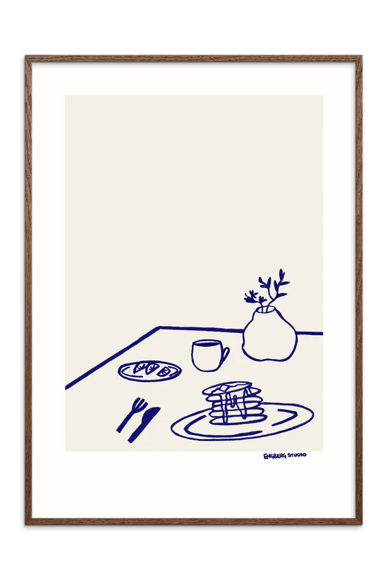 Engberg Studio Coffee and Pancakes Art Print