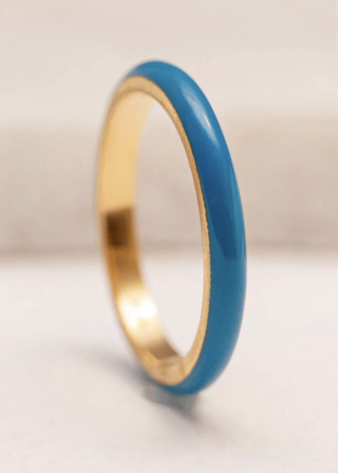 Claire Hill Designs Blue Enamel Ring