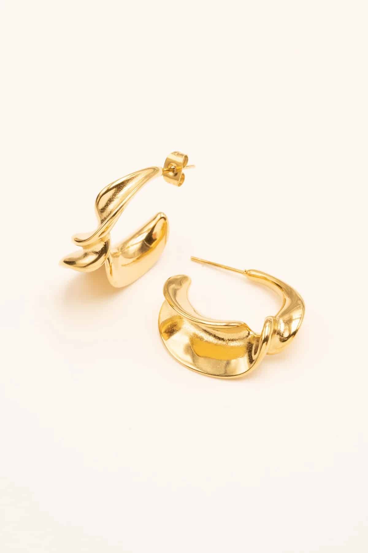 Bohm Paris Vaea Twisted Hoop Earrings