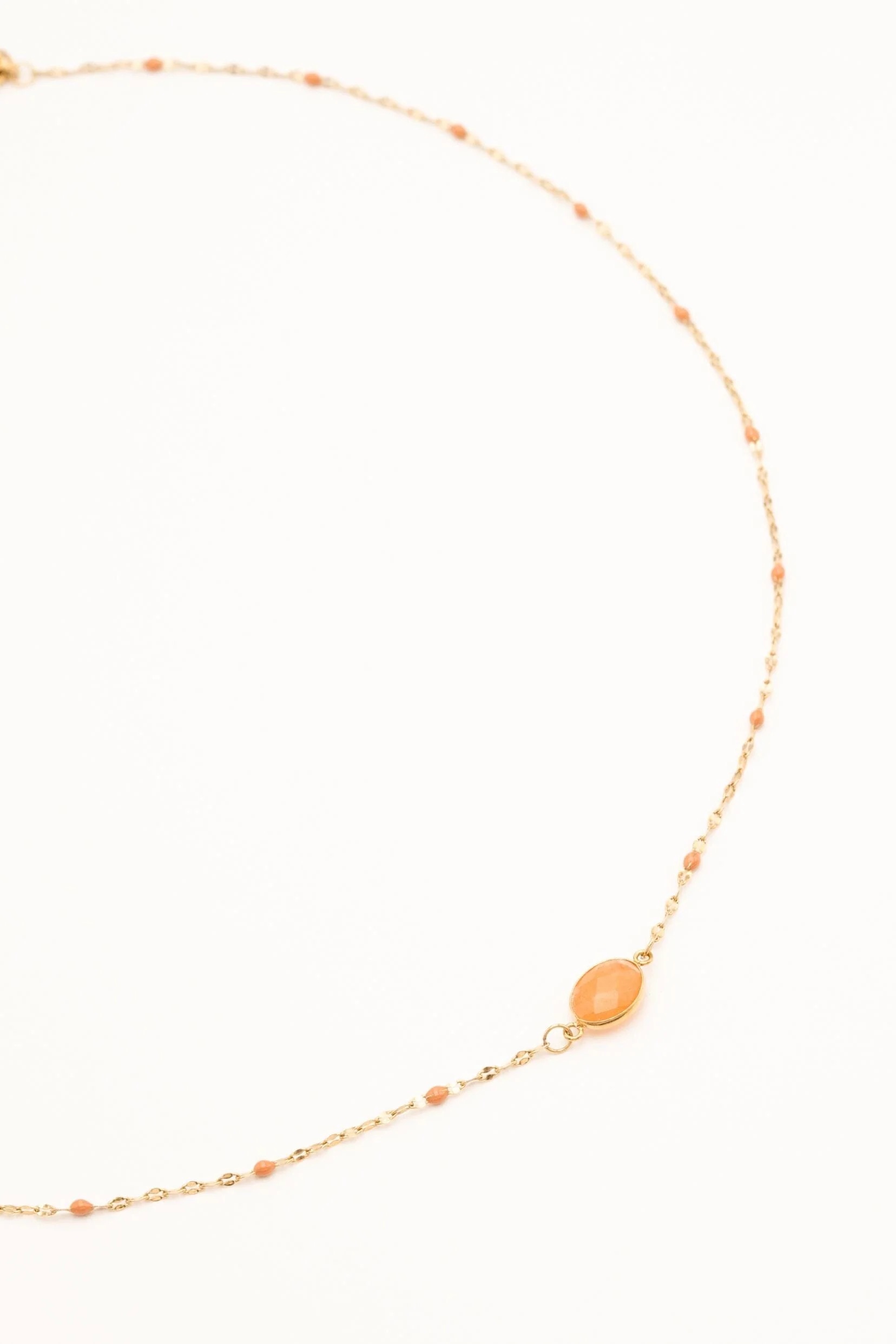 Bohm Paris Aventurine Orange Noelynn Necklace