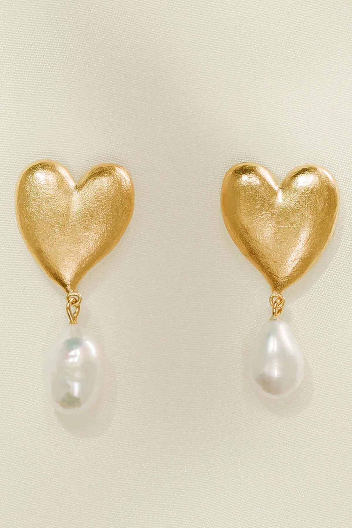 Agapée Ángel Heart with Pearl Earrings