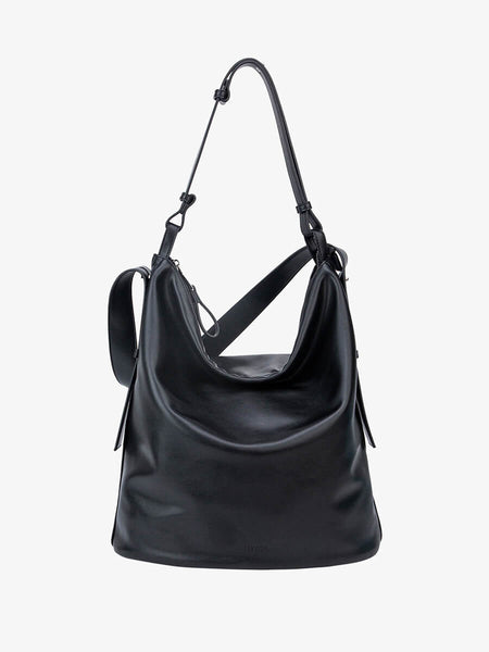 Hvisk Emmett Soft Structure Handbag - Black