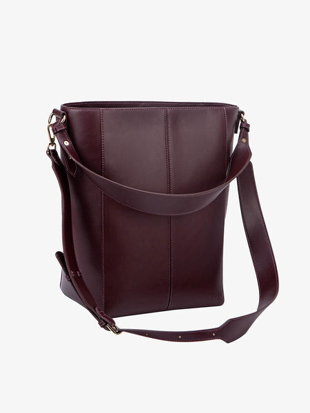 Hvisk Casset Soft Structure Bucket Bag - Deep Purple