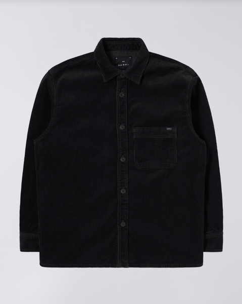 Edwin Ander Shirt Ls Corduroy Black