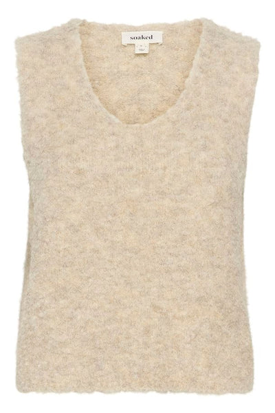 Soaked in Luxury  Venessa Vest In Oatmeal Melange