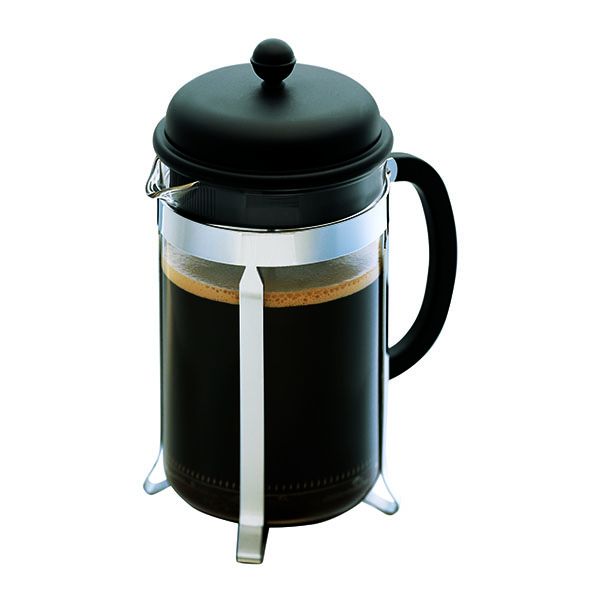 Bodum French Press Coffee Maker With Plastic Lid, 12 Cup, 1.5 L, 51 Oz