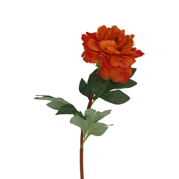 livs Peony - Dark Orange, 75cm