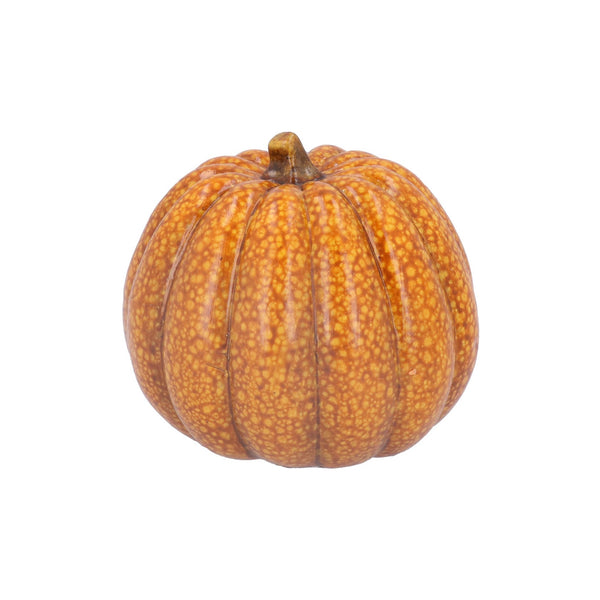 livs Speckled Ceramic Pumpkin - Ochre, 15cm