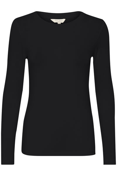 Part Two Emaja Dark Navy Long Sleeved T-Shirt