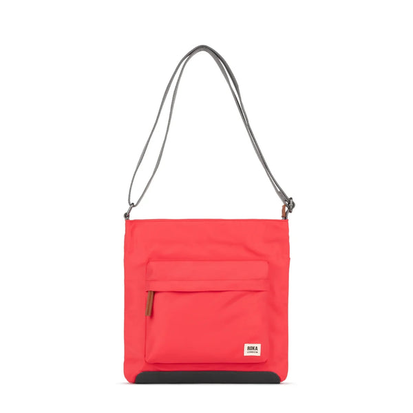 Roka London Ltd Kennington B Medium Sustainable Bag Nylon Poppy