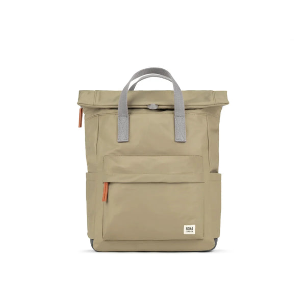 Roka London Ltd Canfield B Medium Sustainable Bag Nylon Taupe