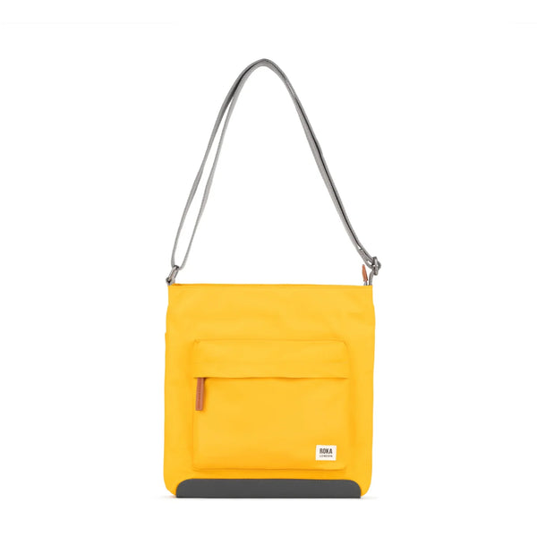 Roka London Ltd Kennington B Medium Sustainable Bag Nylon Saffron