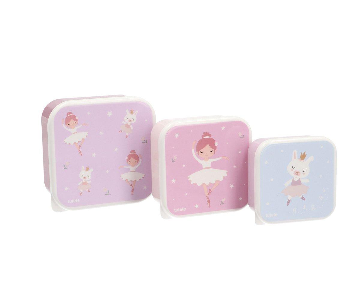 Tutete Set Di 3 Scatoline Snack Tutete Ballerina