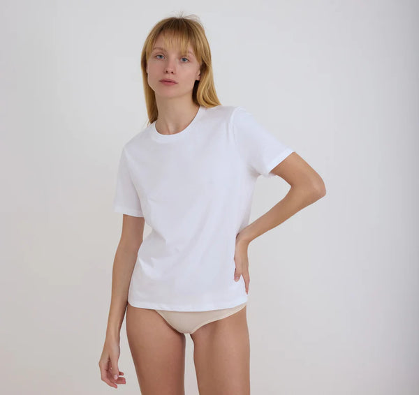 Organic Basics Organic Cotton True Tee In White