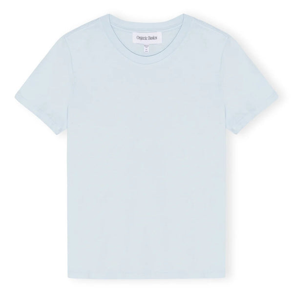 Organic Basics Organic Cotton True Tee In Light Blue