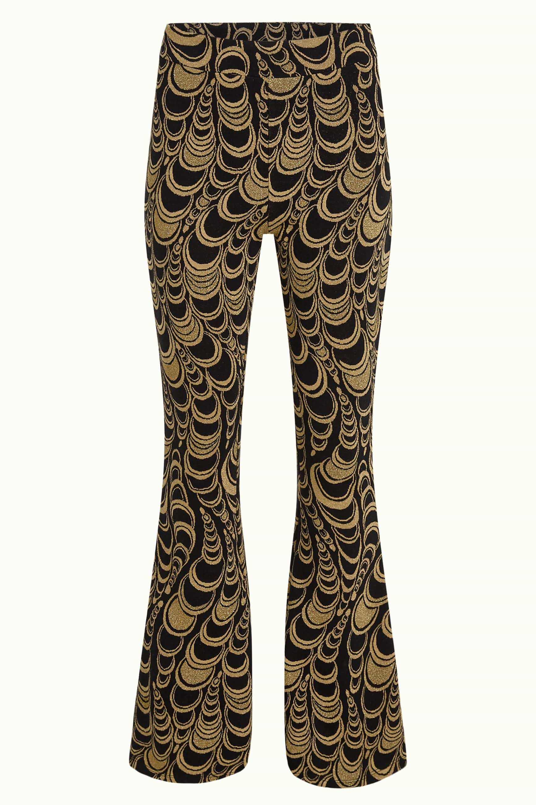 King Louie Flared Trousers Bobbin Jacquard