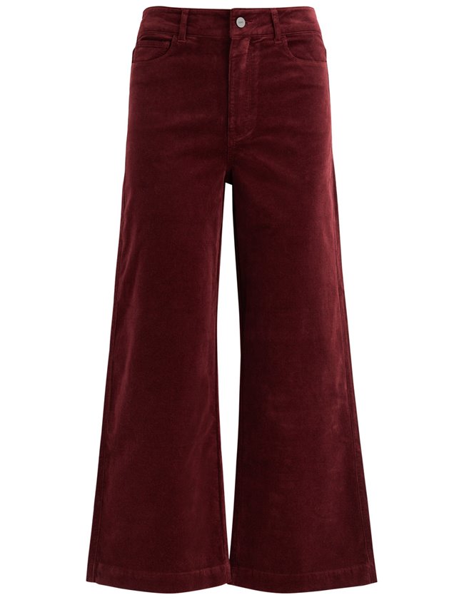 Paige Jeans Anessa Trouser - Dark Oxblood