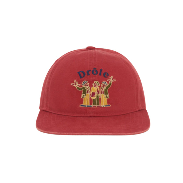 Drole De Monsieur La Casquette Crillon In Dark Red