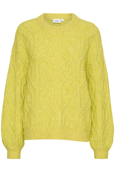 Saint Tropez Geeta Pullover In Celery Melange