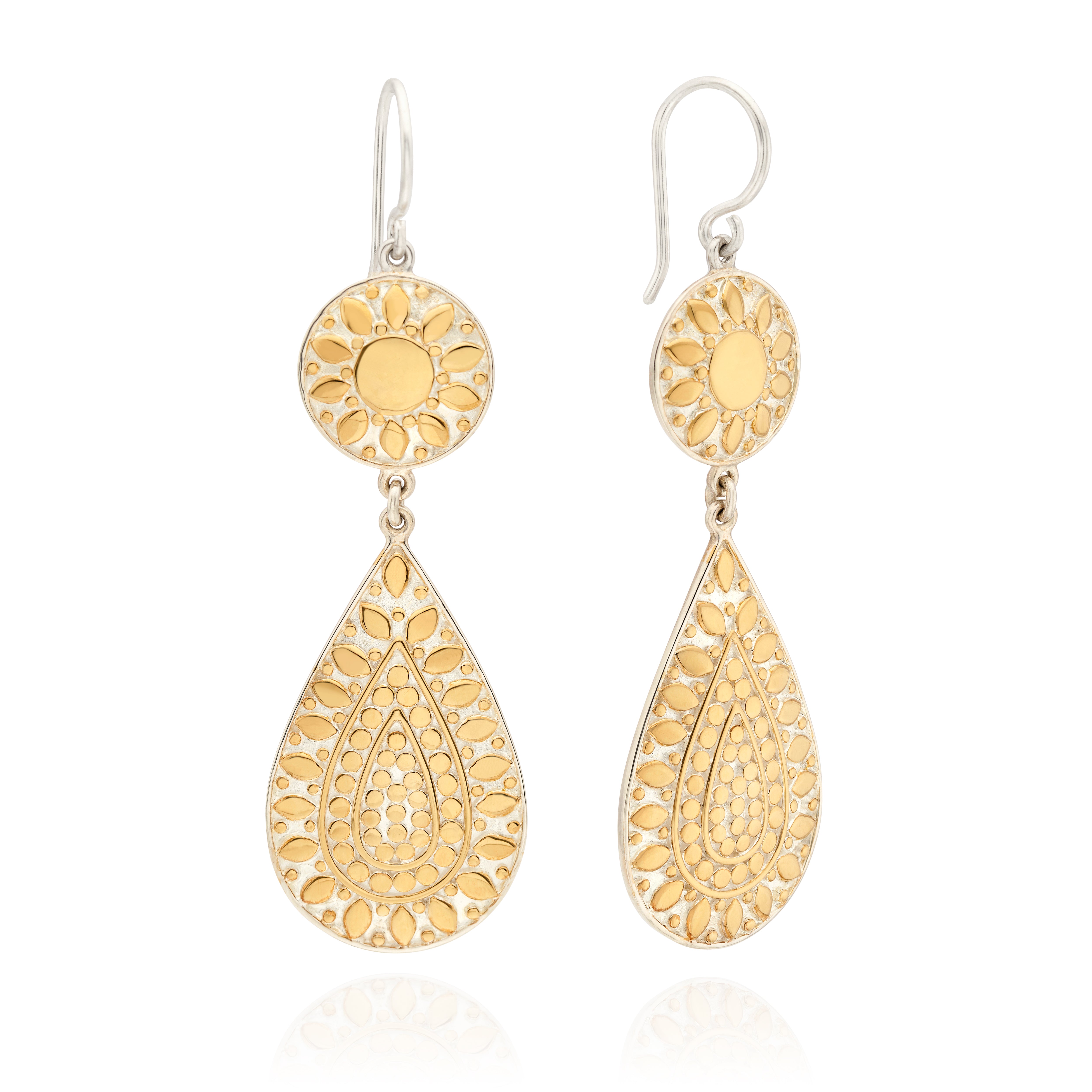 Anna Beck Classic Drop Flower Earrings 70g-twt