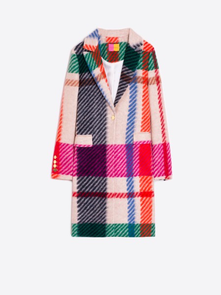 Vilagallo Baricia Camel Dogtooth Coat