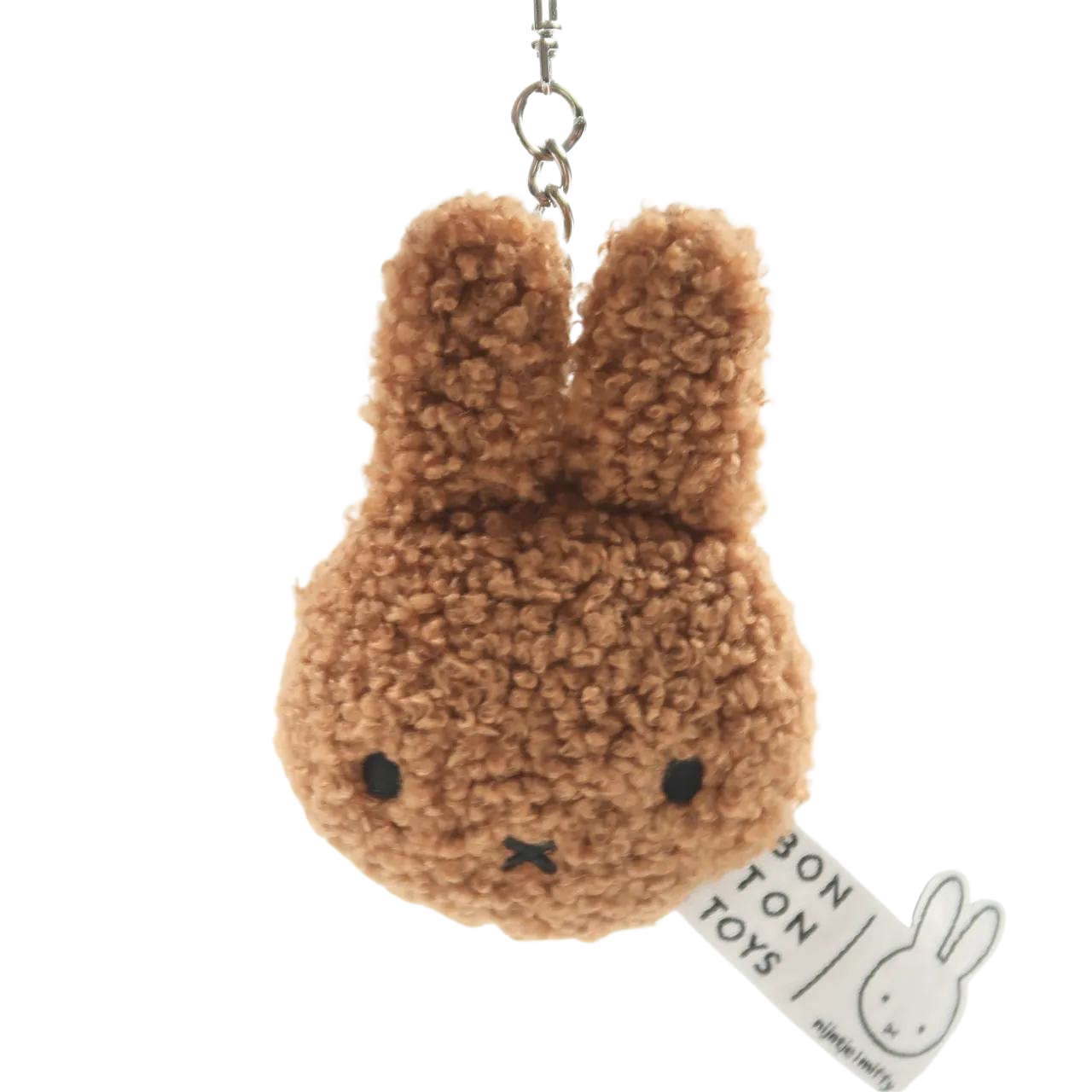 Miffy Miffy Face Keyring Cinnamon