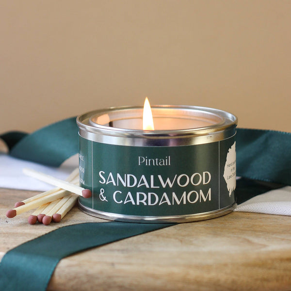 Pintail Candles | Avalon Home Sandalwood and Cardamom Paint Pot Candles | Small Candles