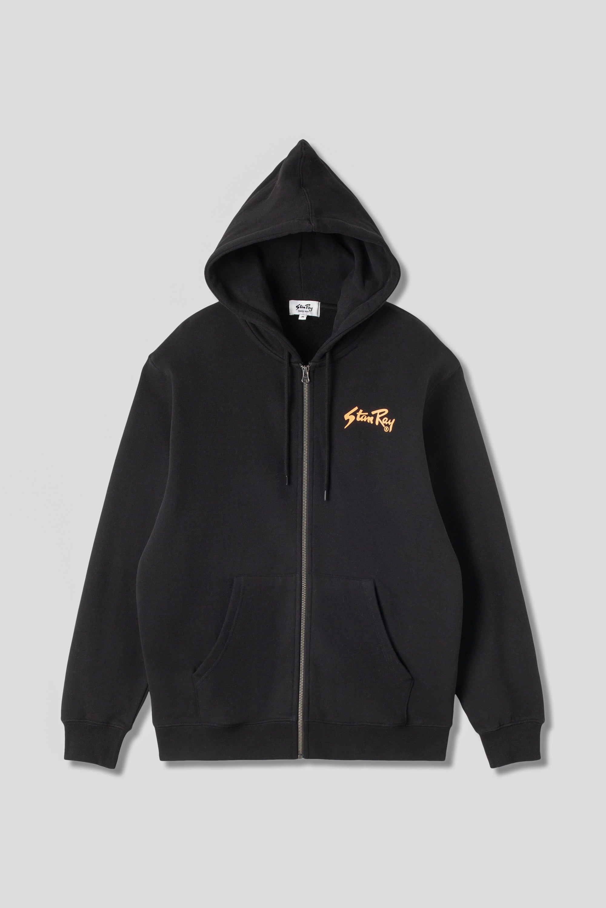 Stan Ray  OG Zip Hood - Black / Orange