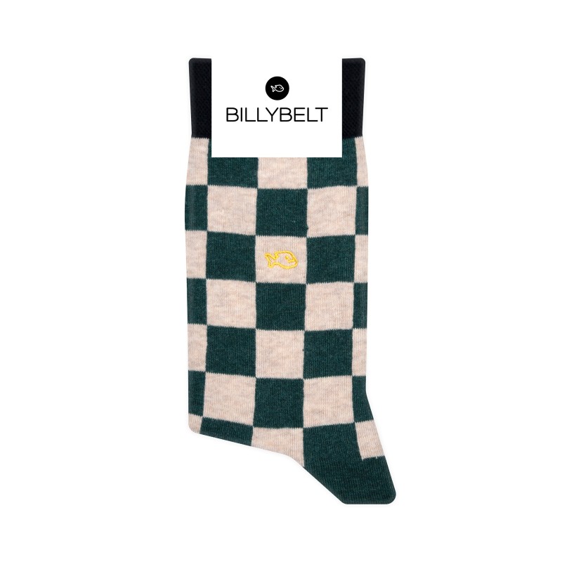 BILLYBELT Socks in combed cotton Checked  - Tourist Trophy