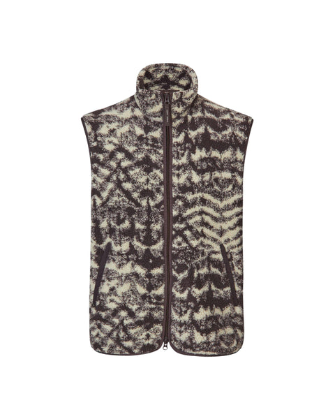  Samsoe Samsoe Chaleco Rune Zip Vest Aop 11705