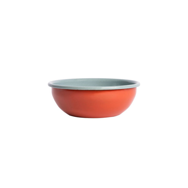 Crow Canyon Home The Get Out X Cch 24 Oz Cereal Bowl - Tomato & Smoke Blue