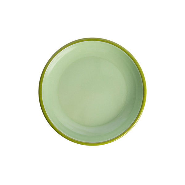 Crow Canyon Home The Get Out X Cch Coupe Dinner Plate - Apple & Mint