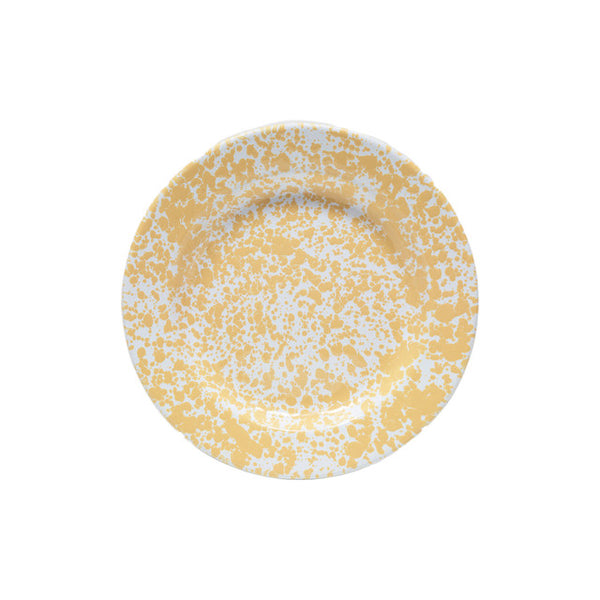 Crow Canyon Home Splatter Dinner Plate - Yellow Splatter