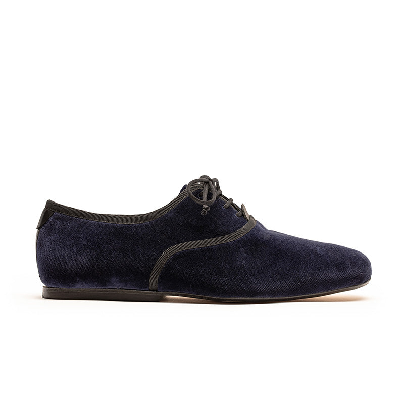 Tracey Neuls Dutronc Jay | Navy Velvet Derby