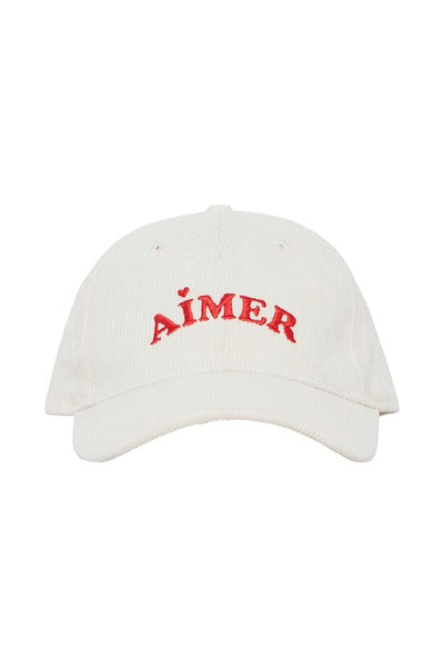 ICHI Cordia Baseball Cap Hat In Almond Milk