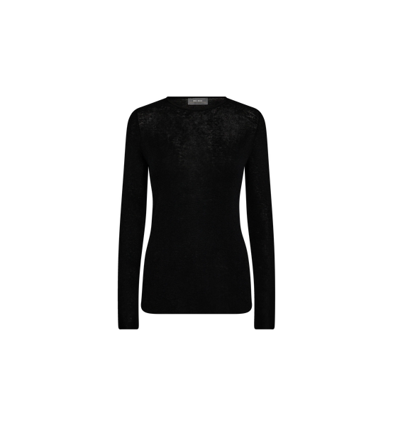 Mos Mosh Bouch O-neck Knit - Black