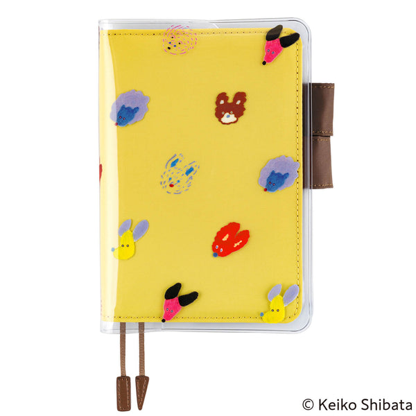 Hobonichi Keiko Shibata: Cover On Cover For A6 Size (Dog Ears Fluttering In The Wind)