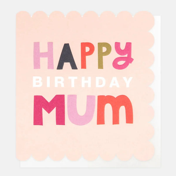 Caroline Gardner Cards Hpw014 Happy Birthday Mum Text Card