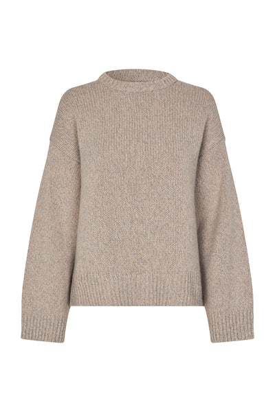  Samsoe Samsoe Savicky Khaki Melange Cashmere Knit