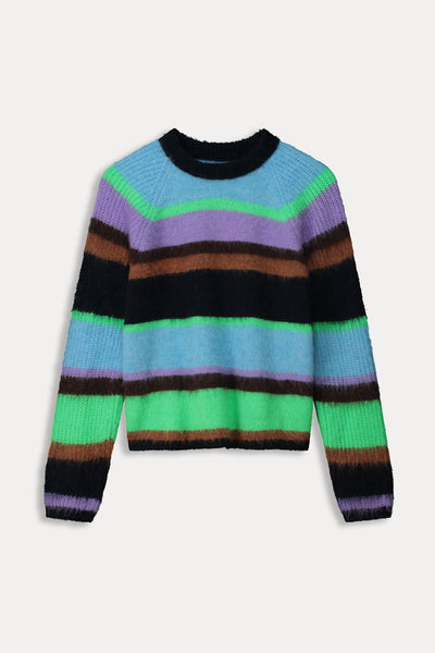 Pom Amsterdam Brushed Stripes Pullover