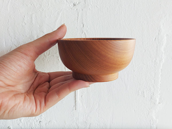 wagumi Okecraft Small Wooden Bowl By Kana Hasegawa / Kinoca